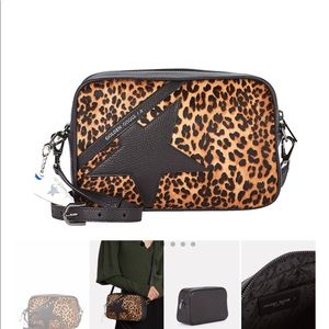 GOLDEN GOOSE
Logo Star Leopard Crossbody Bag